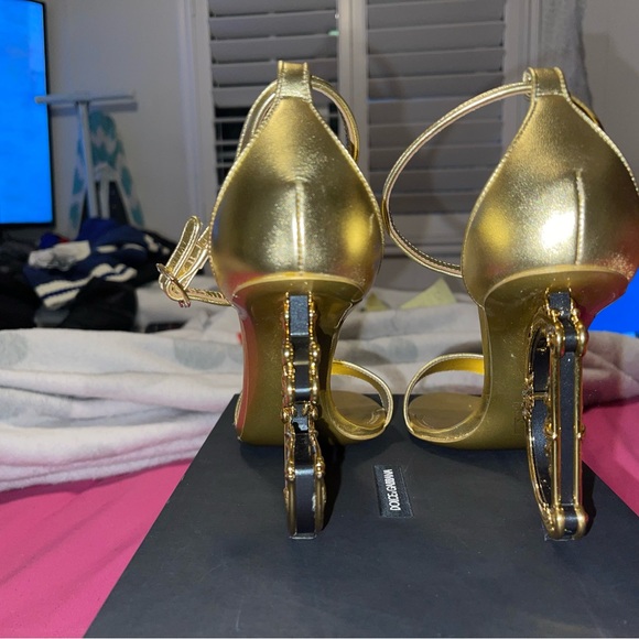Women's D&G Sculpted High Heel Sandals WORN ONCE !! - Picture 7 of 16